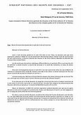 Lettre au 1er Ministre - Douanes ferroviaires