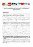 Déclaration Conseil d’administration EPA Masse