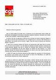Communiqué suite à l’article de 