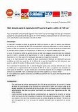 Demande urgente de régularisation du RTS pour...