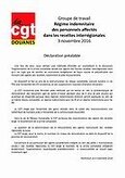 GT Régime indemnitaire des personnels affectés dans les recettes interrégionales - 3 novembre 2016