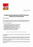Compte-rendu CHSCT 75