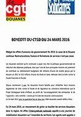 Boycott CTSD du 24 mars...