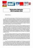 Déclaration liminaire - CTR - 17 octobre 2016