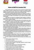 Motion CHSCT du Nord